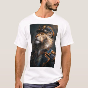 Camiseta Leão Steampunk