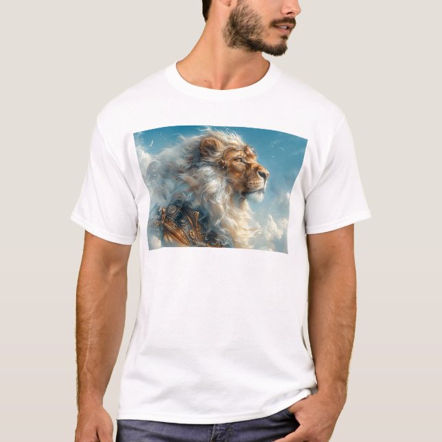 Camiseta Leão Steampunk (Frente)