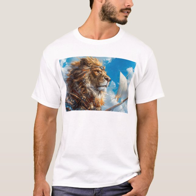 Camiseta Leão Steampunk (Frente)