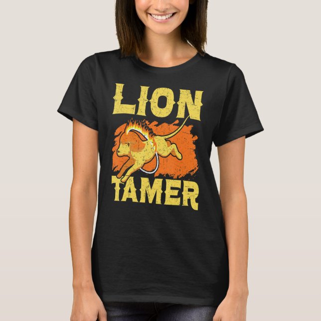 Camiseta Leão Tamer Funcionarios Circus Costume Carnaval Te (Frente)