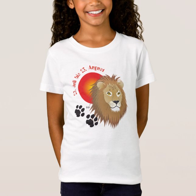 Camiseta Leão - Tierkreiszeichen alpargata (Frente)