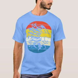 Camiseta Leão Tribal Retro Sunset Big Cat