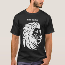 Camiseta Leão 'Um Rei Nasceu' – Desenho de Present