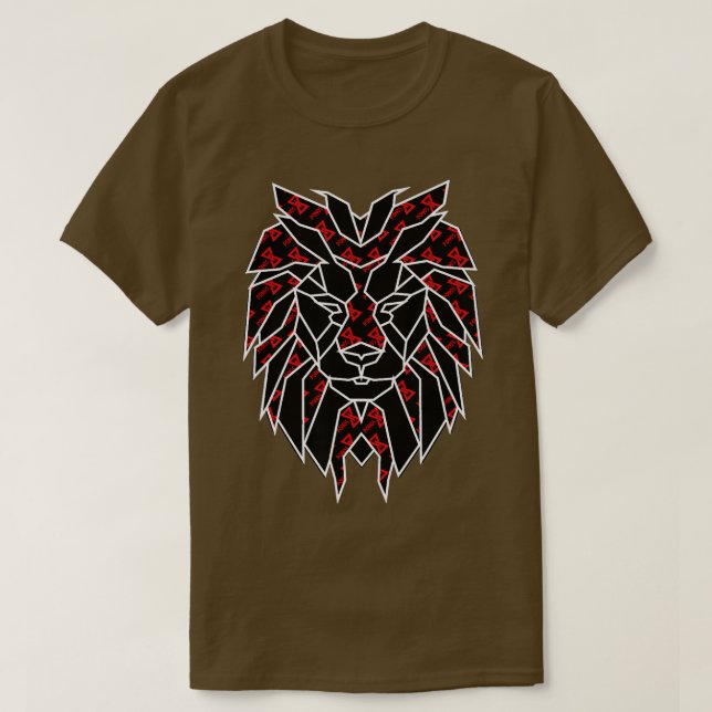 Camiseta Leão vetor (Frente do Design)