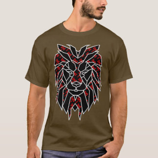 Camiseta Leão vetor
