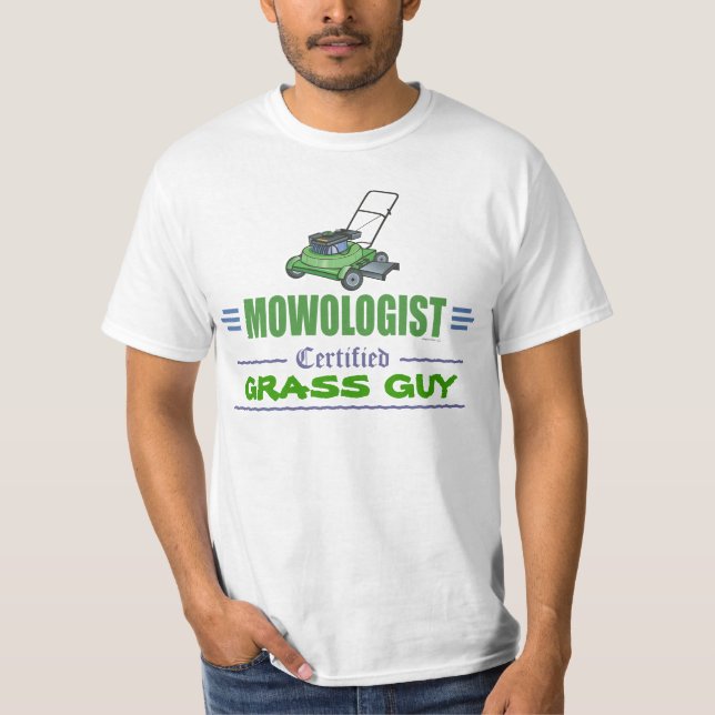 Camiseta Leão Yard Mears, Mow Lawns, Paisaging Lawn Care (Frente)