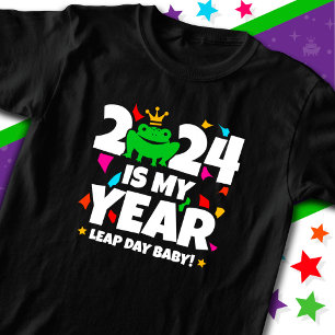 Camiseta Leap Day Leaper 2024 É O Meu Ano Fev 29 Aniversári
