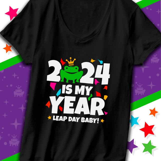 Camiseta Leap Day Leaper 2024 É O Meu Ano Fev 29 Aniversári (Criador carregado)
