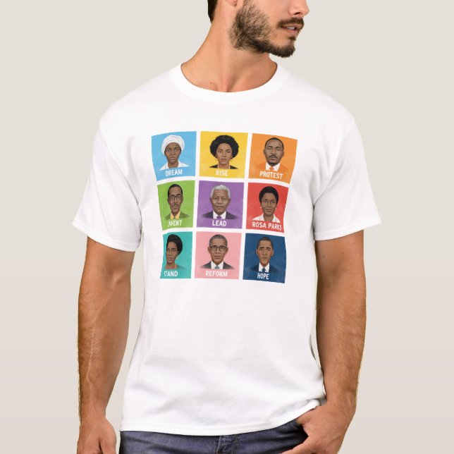 Camiseta Learning From Black History Inspirational Graphic (Frente)