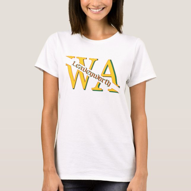 Camiseta Leavenworth, WA, Aldeia Bávara (Frente)