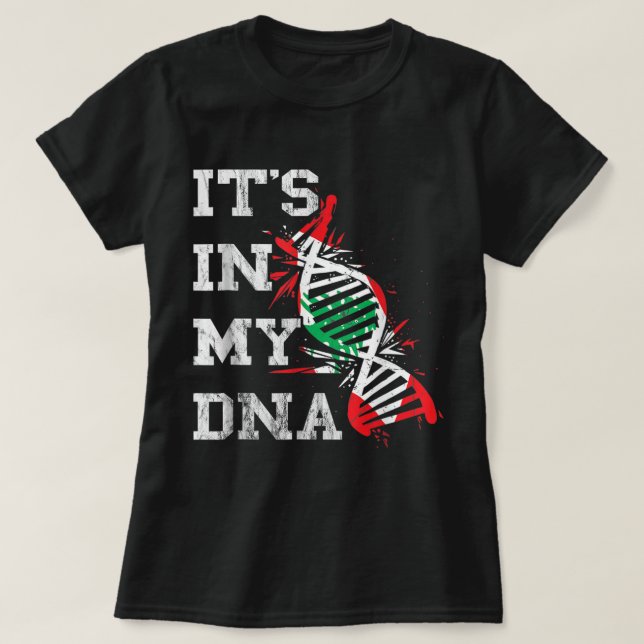 Camiseta Lebanon It's In My DNA Lebanese Independence Day P (Frente do Design)