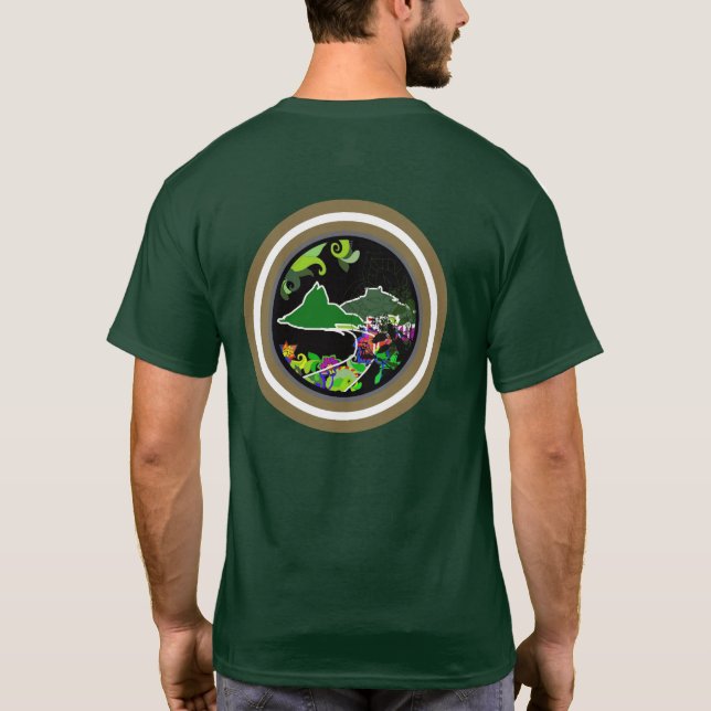 Camiseta leblon, rio de janeiro, brasil tropical (Verso)