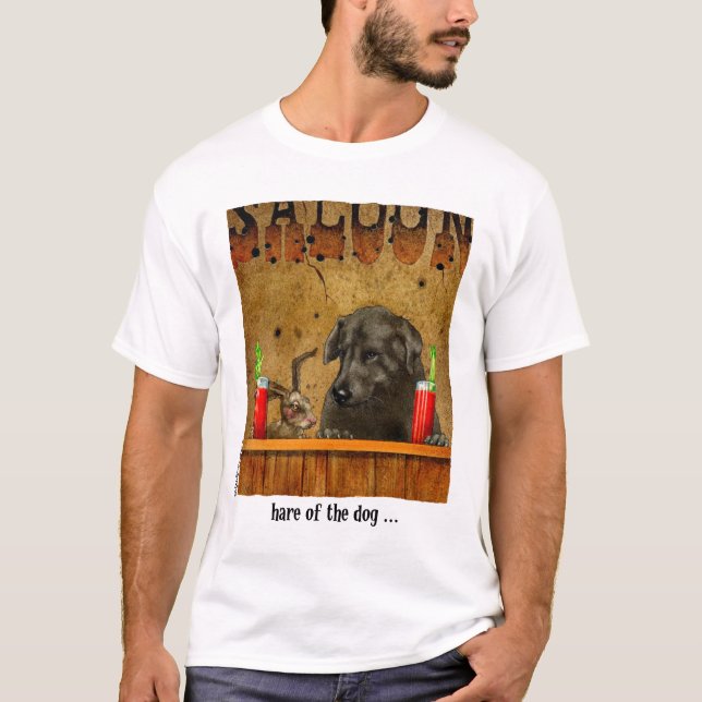 Camiseta Lebre do cão (Frente)