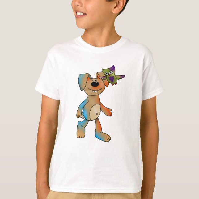 Camiseta Lebre e coruja (Frente)