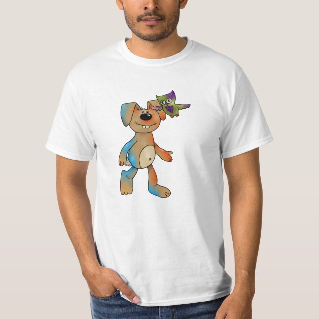 Camiseta Lebre e coruja (Frente)