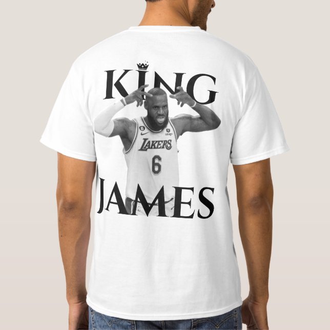 T shirt best sale lebron james bianche