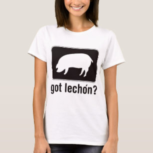 Camiseta Lechon obtido - preto
