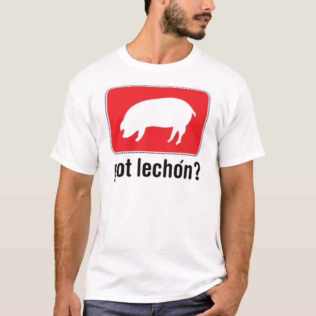 Camiseta Lechon obtido - vermelho (Frente)