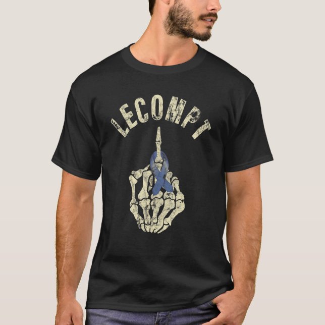 Camiseta Lecompt Ribbon Skeleton Bone (Frente)
