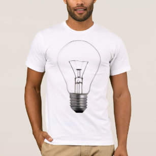 Camiseta LED da lâmpada de incandescência