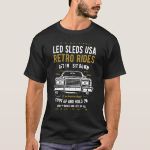 Camiseta Led Sleds Automotive Nostalgia Retro Car 14