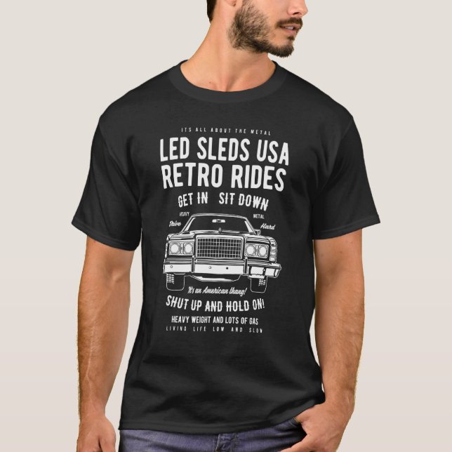 Camiseta Led Sleds Nostalgia Automotive Design_1 (Frente)