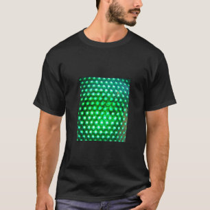Camiseta LED-verde-luzes948 DISCO BALL VERDE NEON LUZ F
