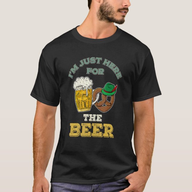 Camiseta Lederhosen Dirndl Beer Beer Mug Volksfest Bavaria  (Frente)