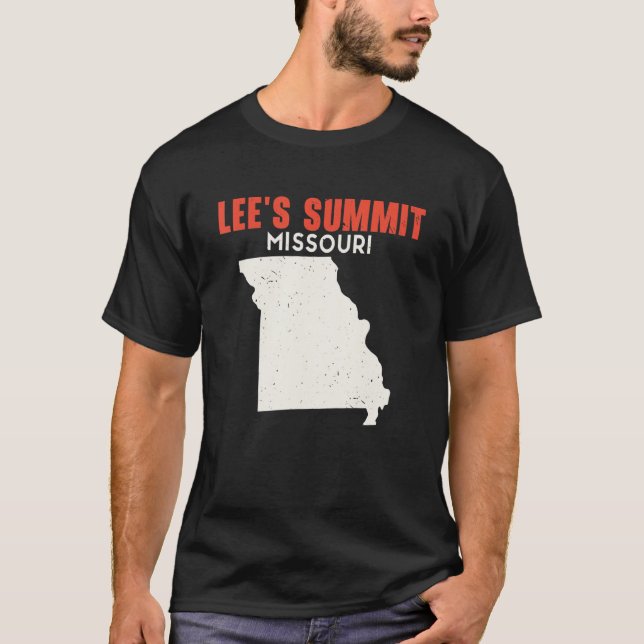 Camiseta Lee's Summit Missouri EUA State America Viagem Mis (Frente)