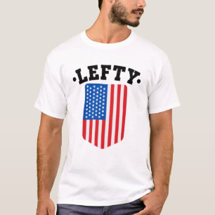 Camiseta Lefer EUA - Bandeira Esquerda