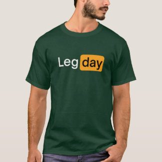 Camiseta Leg Day Fitness Workout Gym funny