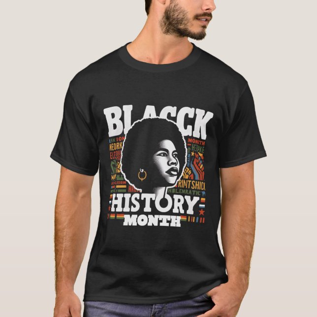 Camiseta Legado da Força: História Negra Comemorativa Mo (Frente)