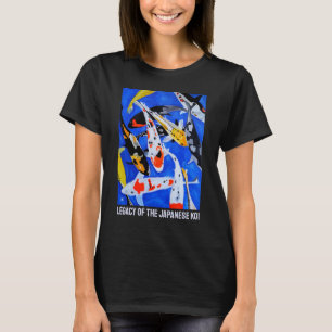 Camiseta Legado da Pintura Japonesa de Koi por Alfred Fox