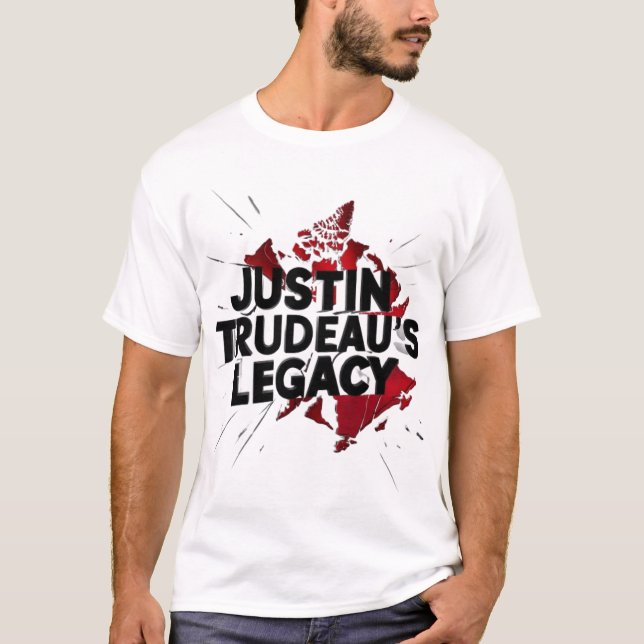 Camiseta Legado de Justine Trudeau para o Canadá (Frente)