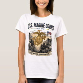 Camiseta Legado de Serviço das Mulheres do Corpo de Fuzilei