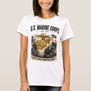 Camiseta Legado de Serviço das Mulheres do Corpo de Fuzilei