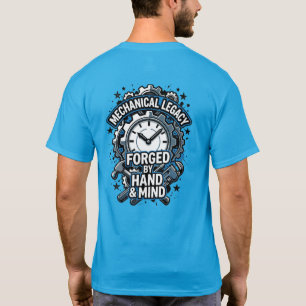 Camiseta Legado Mecânico Forjada à Mão e à Mente