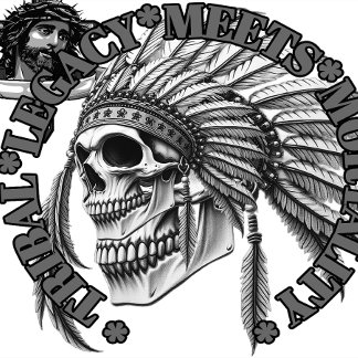 Camiseta Legado Tribal Atende à Mortalidade