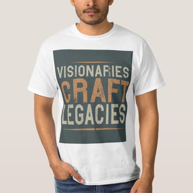 Camiseta Legados do artesanato de Visionafiles (Frente)