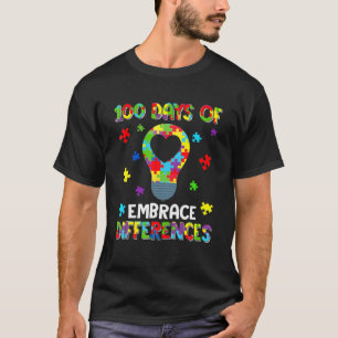Camiseta Legal 100 Dias Aceitam Diferenças Autismo Sensibil