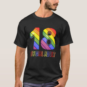 Camiseta Legal 18º Aniversário Eu sou legalmente um Adulto
