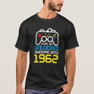 Camiseta Legal 60º aniversário Nível 60 Aniversário desbloq