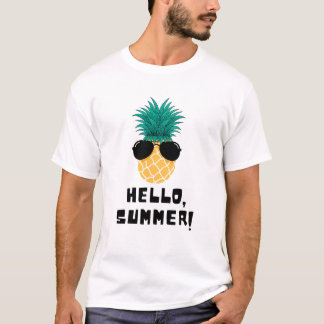 Camiseta Legal Abacaxi Alô Arte de Verão