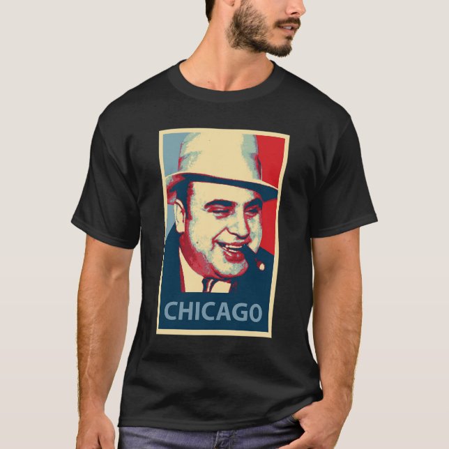 Camiseta Legal Al Capone Gangster Italiano Chicago Hope Óbá (Frente)