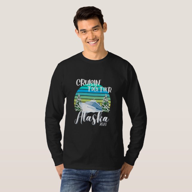 Camiseta Legal Alaska Cruise 2023 Family Friend Group Viage (Frente Completa)