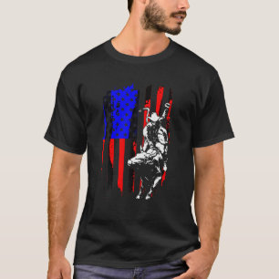 Camiseta Legal americano Rodeo Bull Rider Design Men Bo