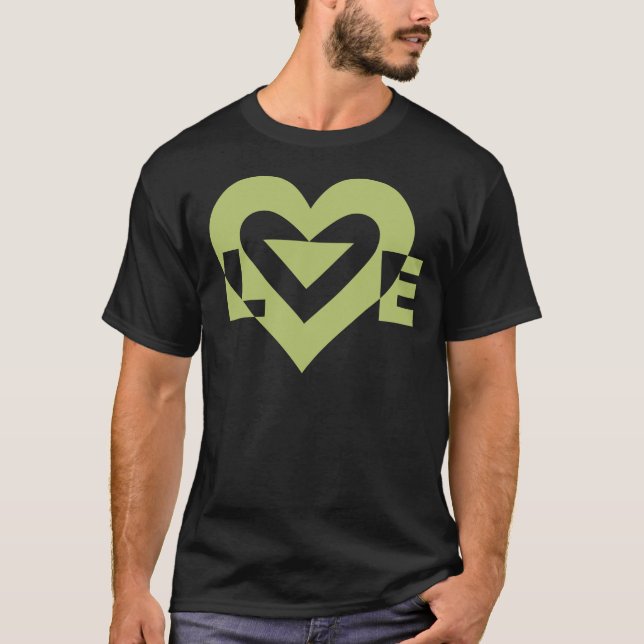 Camiseta Legal Amor Gráfico, Sage Green (Frente)