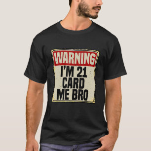 Camiseta Legal aniversário de 21 anos, tenho 21 Cartões 21 