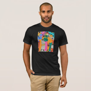 Camiseta Legal Aquarela Quênia Arte Arte Joia Dança