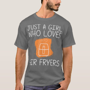 Camiseta Legal Ar Fryer Para Garotas Cozinhar Gadget Cook